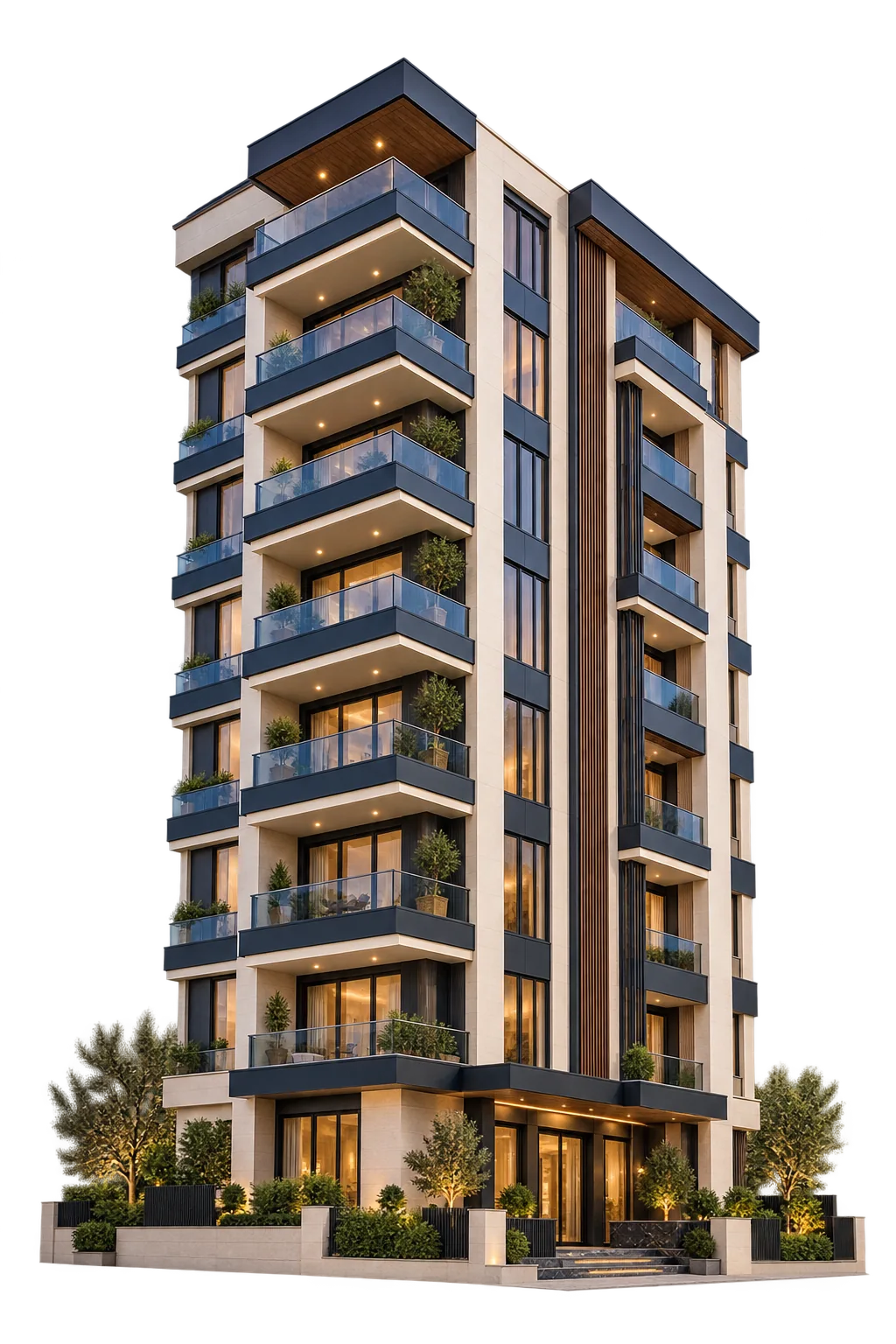Modern apartman mimarisi